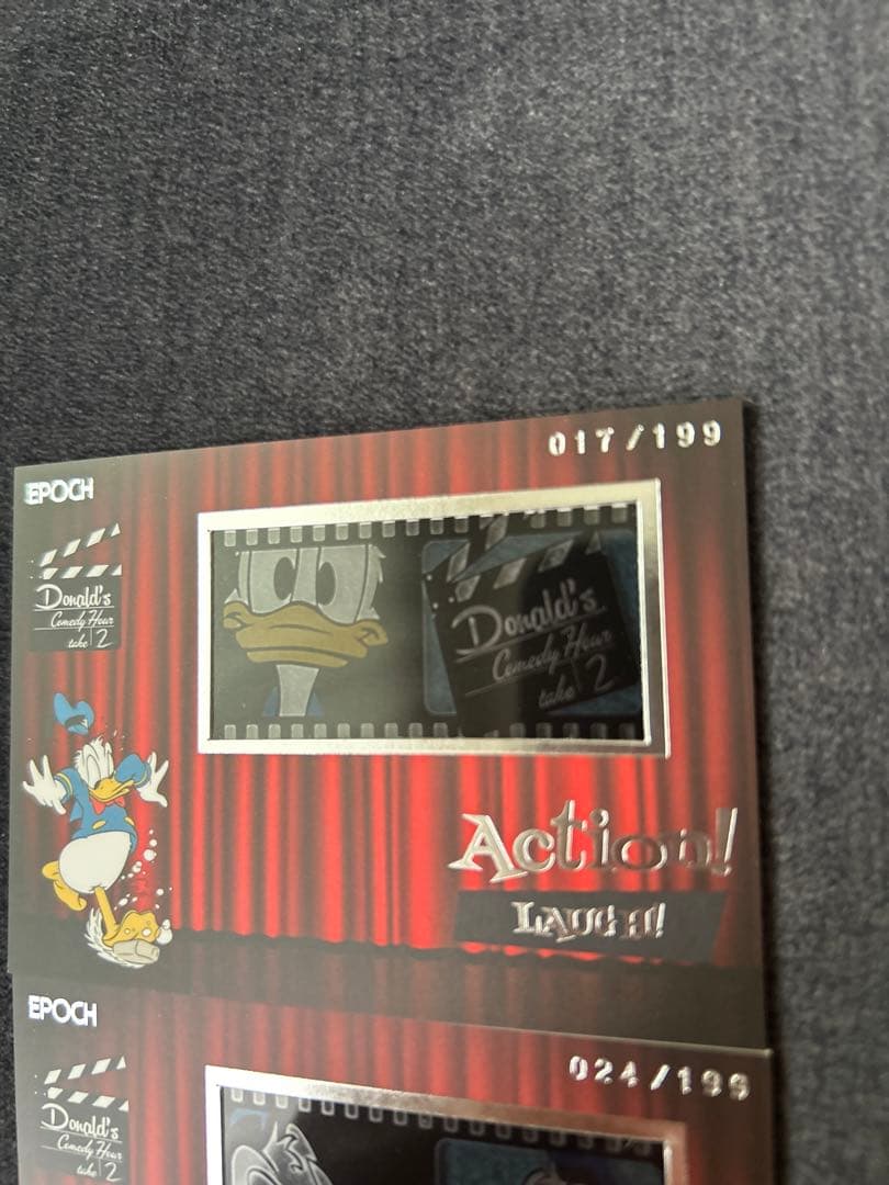 エポック　ディズニー　ドナルドダック 90周年プレミアムコレクションカード２枚