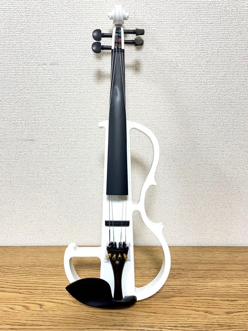新品未使用 Amdini サイレントバイオリン エレキ 4/4 ホワイト