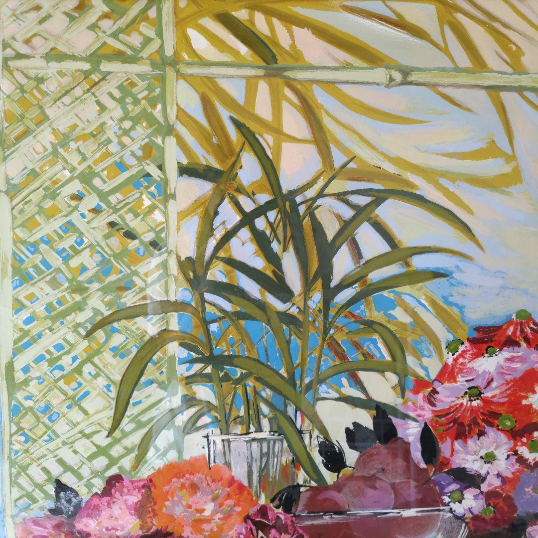 【絵画・特大サイズ】ミッシェル・アンリ リビエラ オリジナルセリグラフ