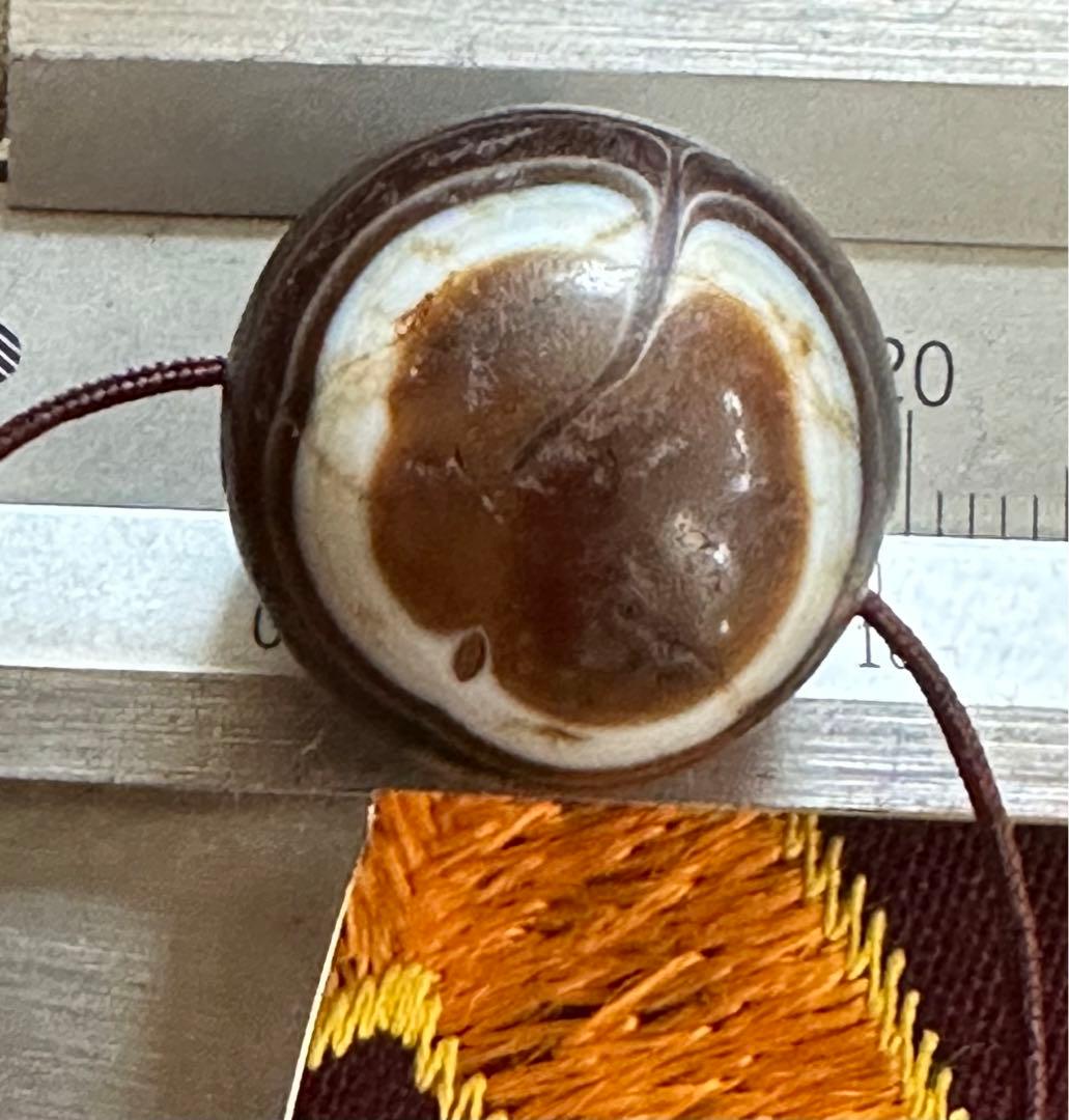 チベットアンティーク羊眼天珠ルックミー　貴重　お守り