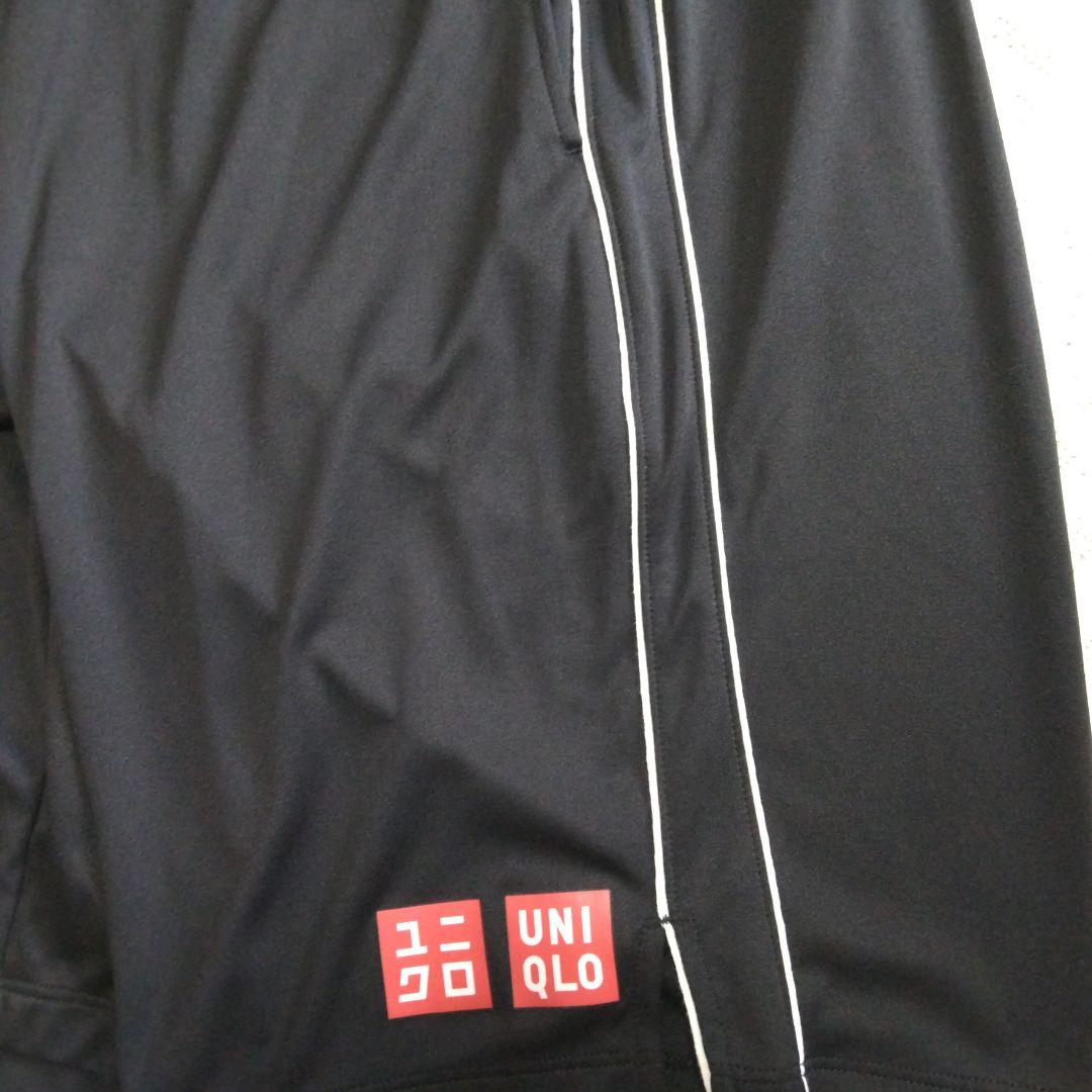 UNIQLO 黒 フェデラーモデルMサイズ上下セット
