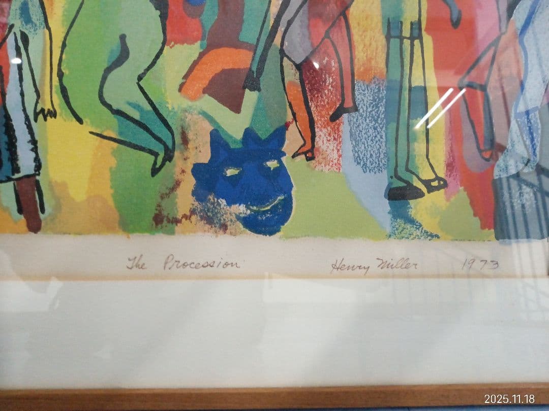 リトグラフ The Procession 1973 Harvey Miller