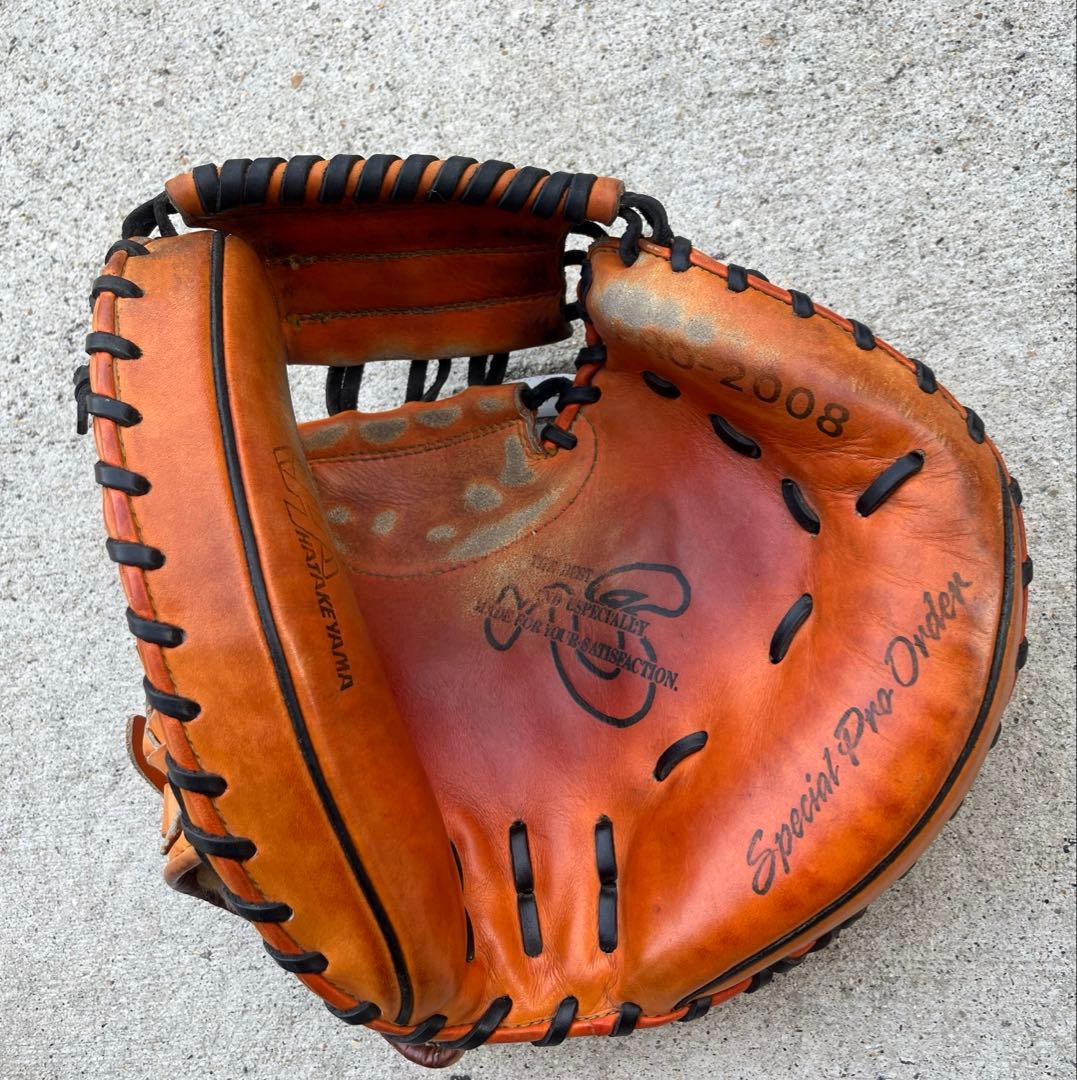 硬式用ハタケヤマ　キャッチャーミット