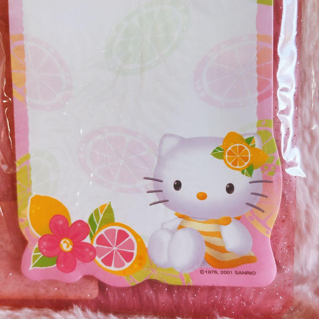 希少レア　ハローキティ　海外限定　バインダーメモ　フルーツ　2001年製 レトロ