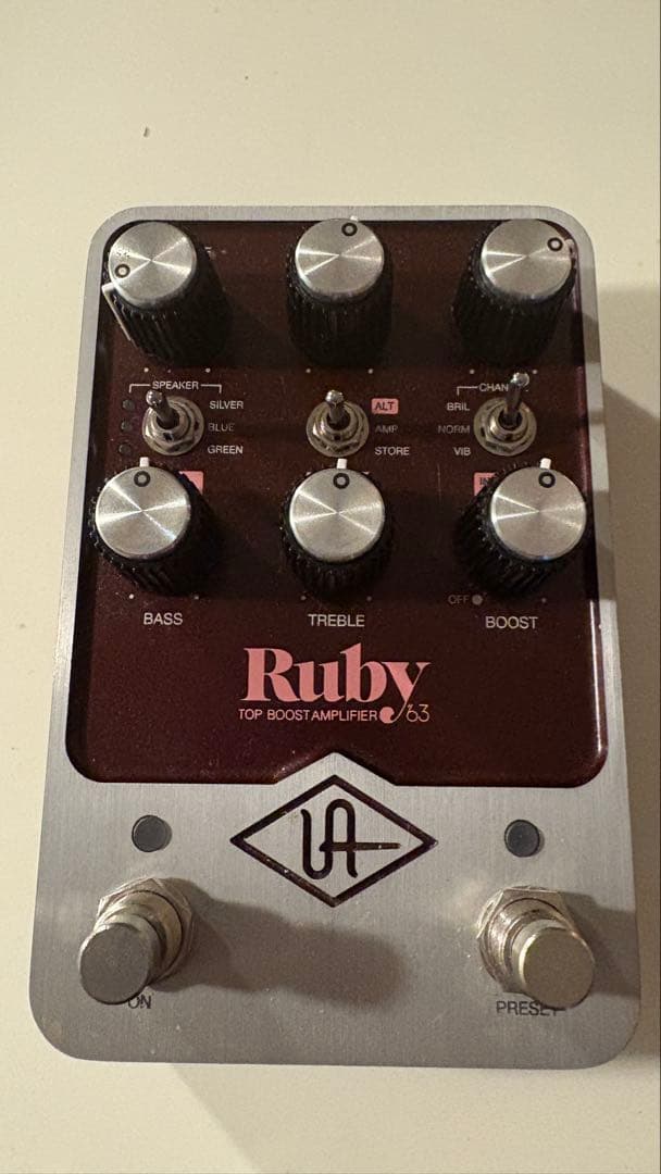 t*u様 登録可能UAFX Ruby Top Boost Amplifier v