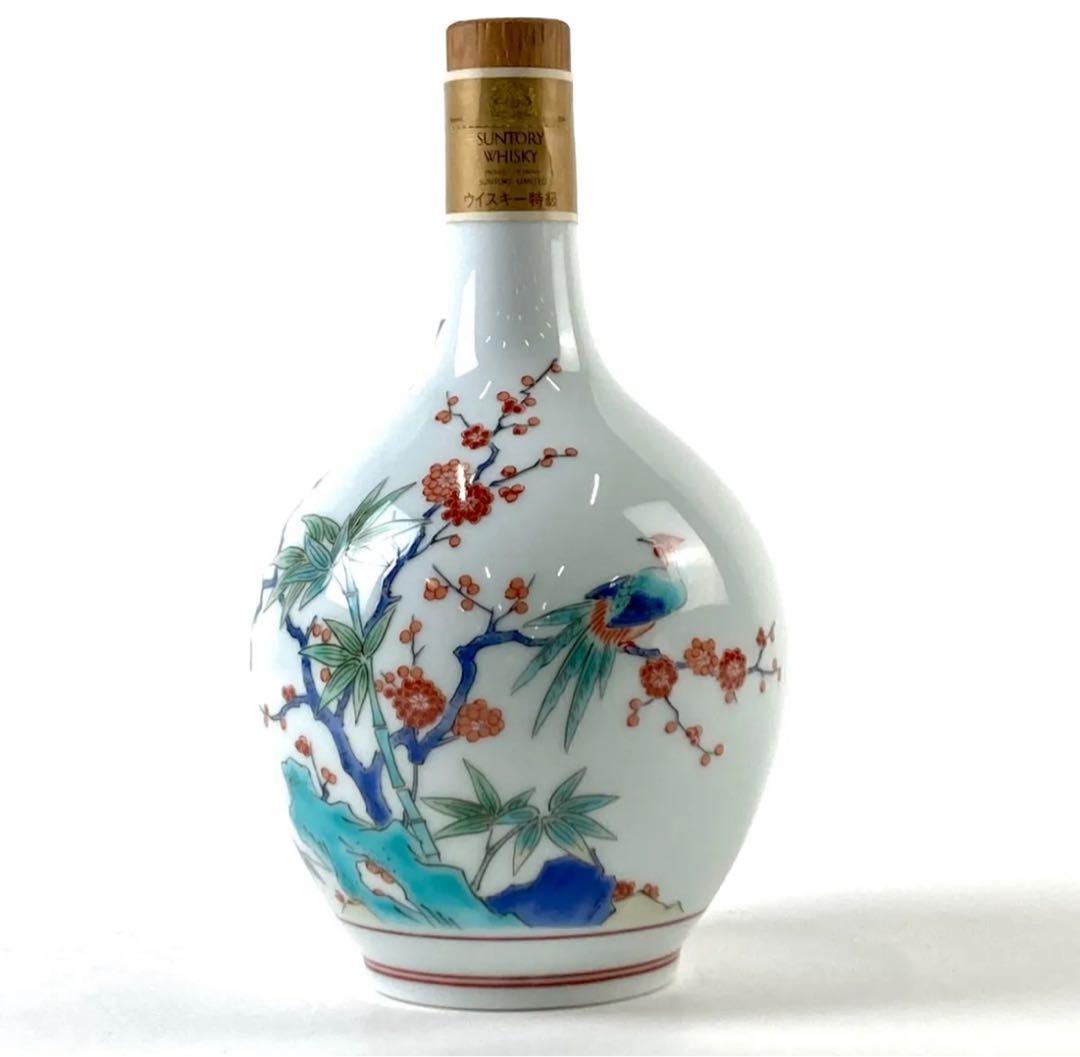 サントリー　エクセレンス 有田焼 錦鶏菊梅竹文 【古酒】