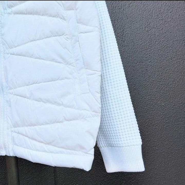 LUXE/R GOLF ダウンフェザーワッフル切替えパーカー45763WHXL②