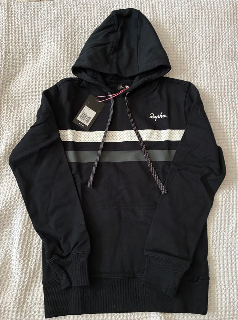 新品　Rapha Brevet フーディ men's　Black Sサイズ