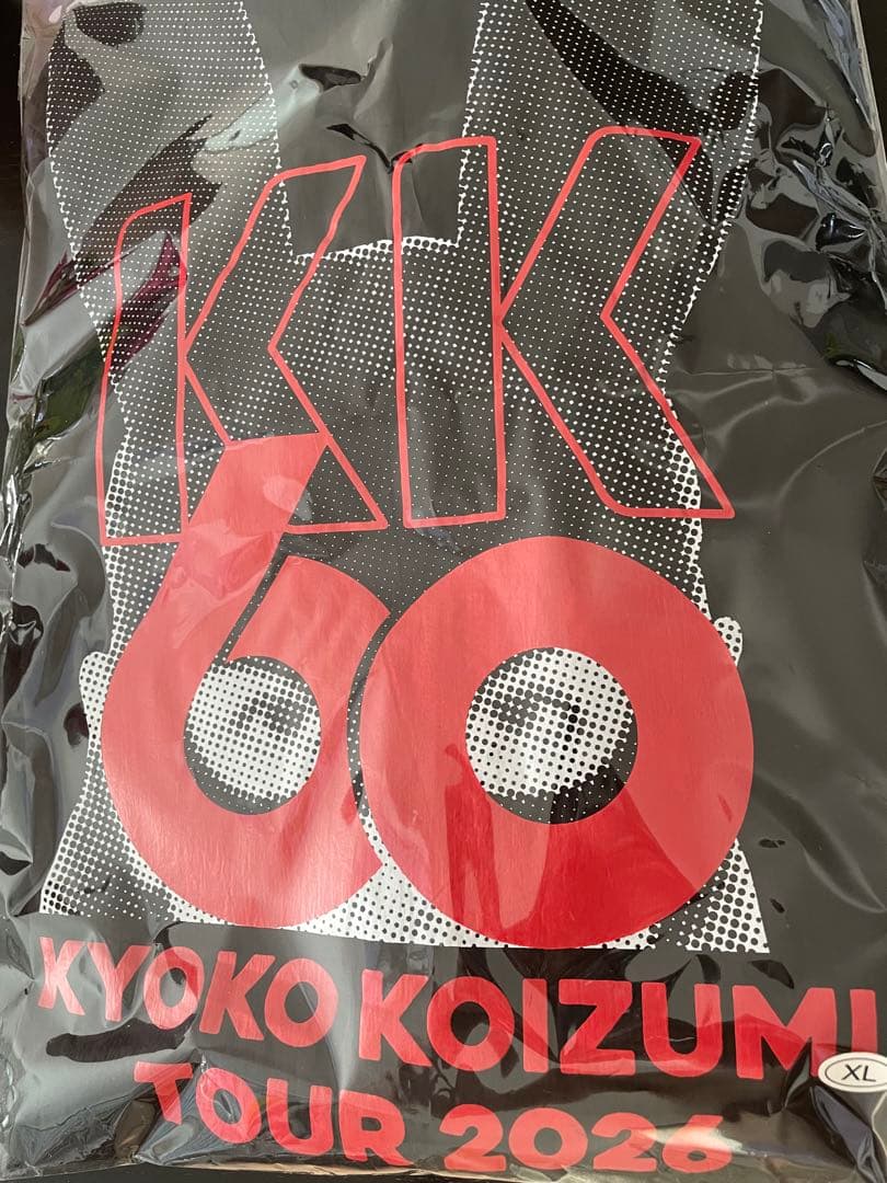 小泉今日子2026 KK60T ウインドブレーカーXL