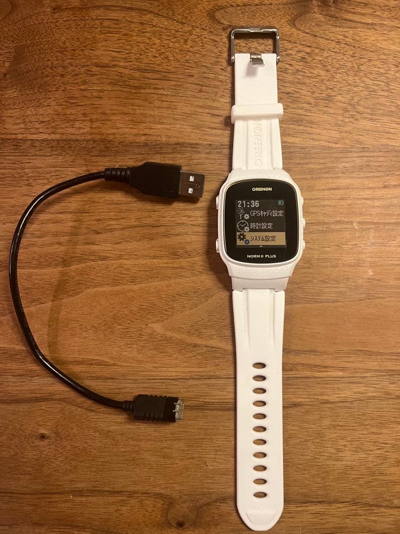 GREENON NORM II PLUS ホワイト GPSウォッチ