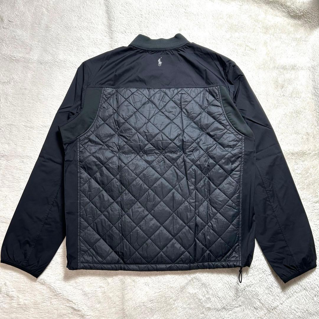 POLO GOLF ブラック　キルティングジャケット　ナイロン　L