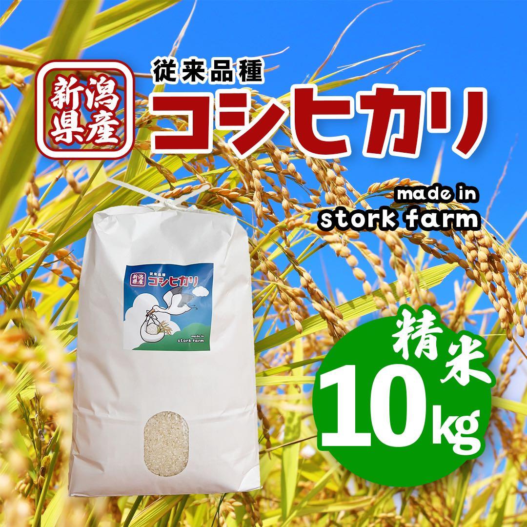 【令和7年産】【一等米】新潟県産従来品種コシヒカリ精米(白米)10kg B⑨