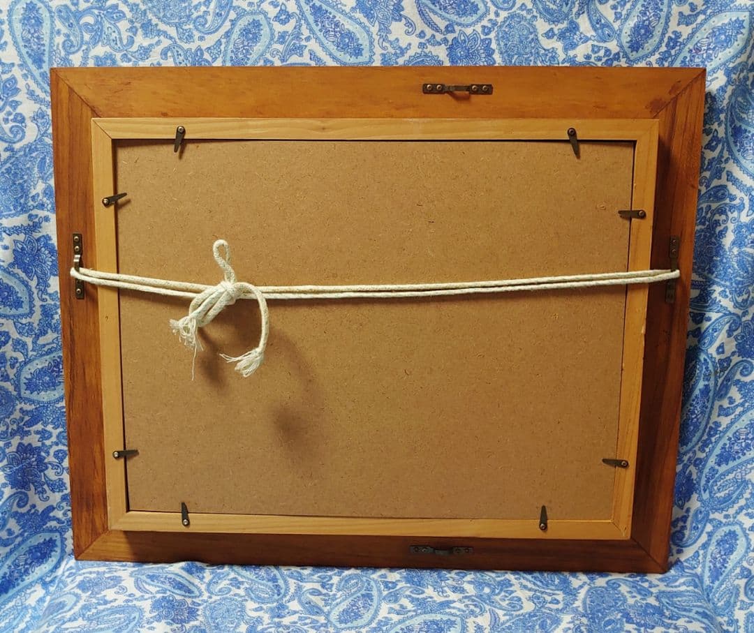 油絵 絵画【花の道】