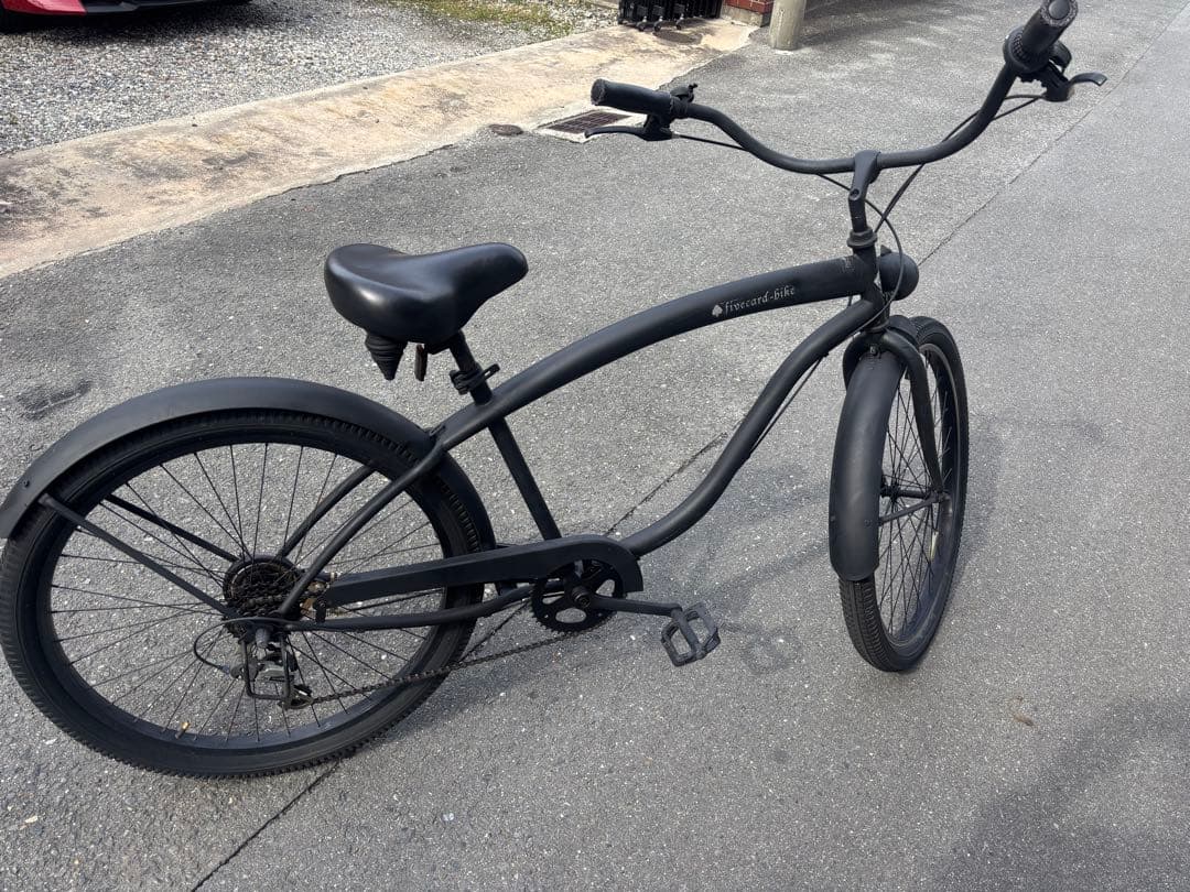 fivecard-bike ビーチクルーザー ブラック