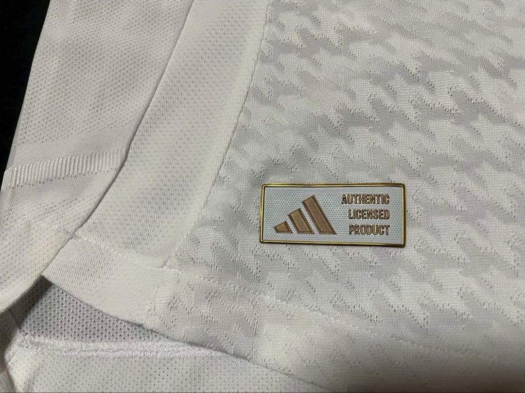 【正規品／オーセンティック】レアル24-25 ホーム #9エムバペフルパッチXL