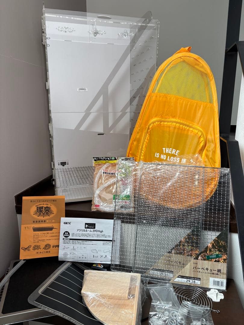 GEXアクリルルーム390High暖突 底面パネルヒーター ペット用簡易テント