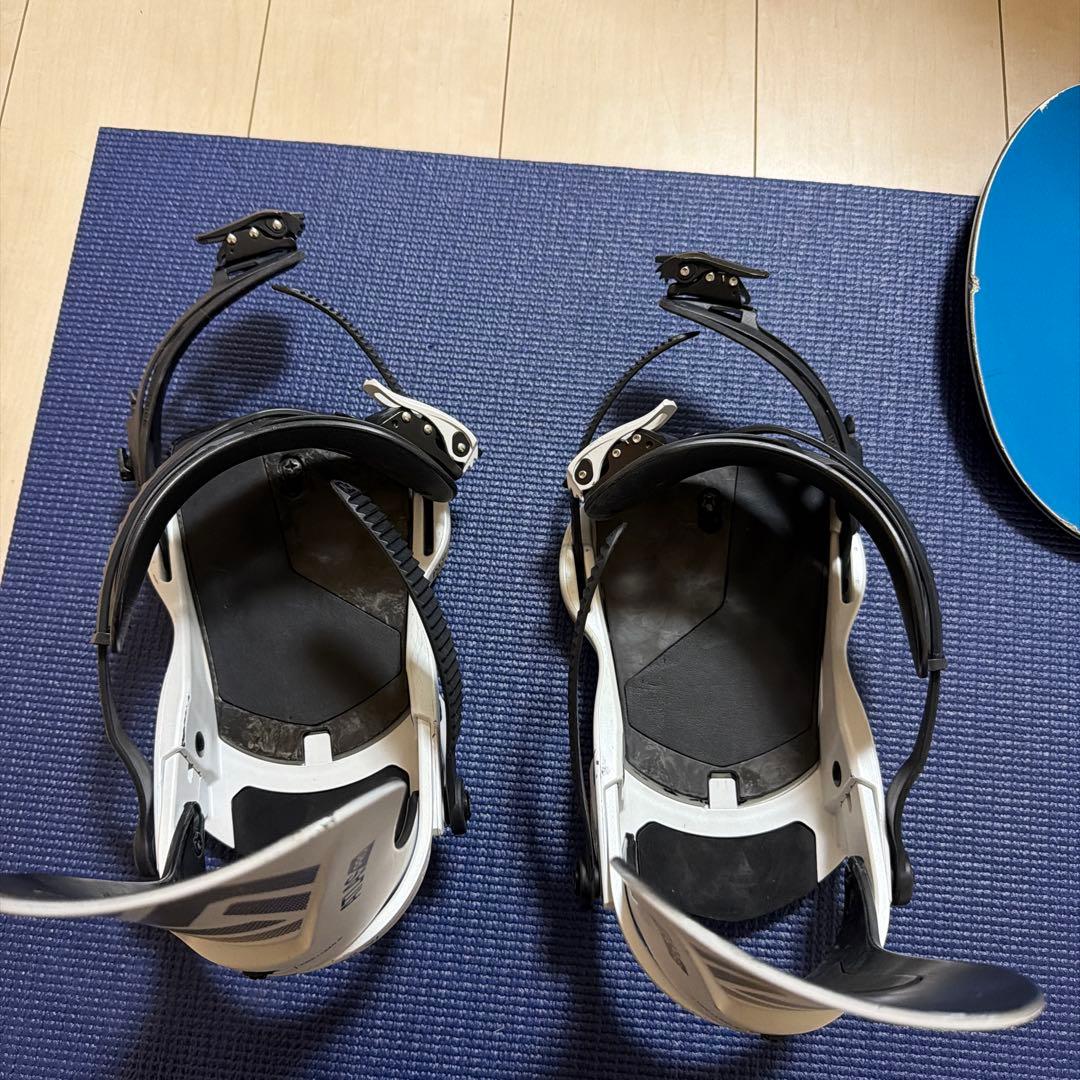 ATLAS Pro スノーボードビンディング ホワイト Sサイズ