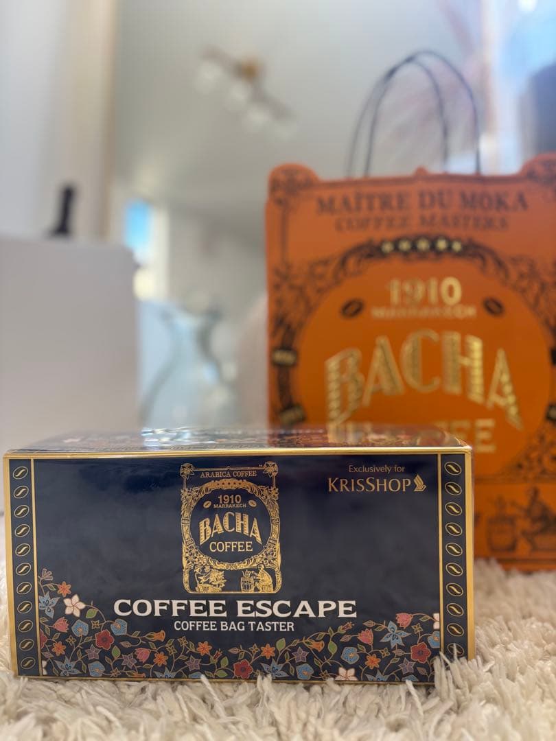 Bacha Coffee コーヒーバッグギフトボックス 30袋　ショッパー付