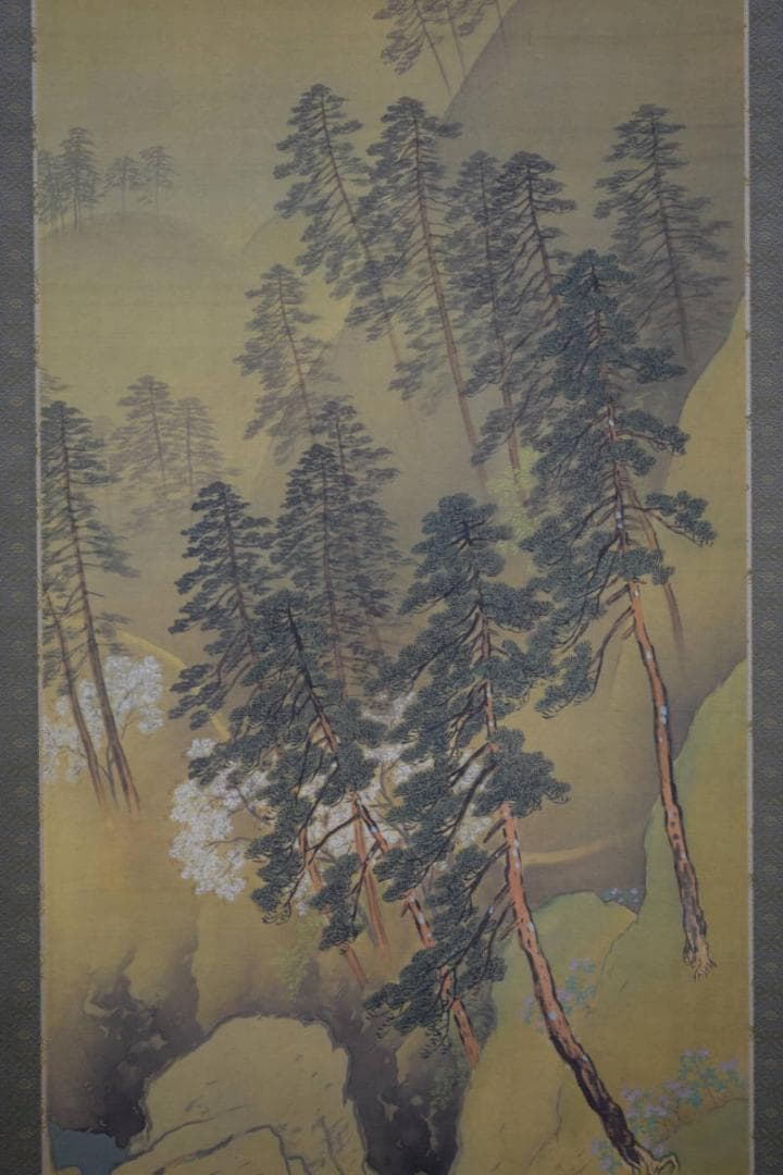 複製/川合玉堂/春峡/工芸/布袋屋掛軸HF-616