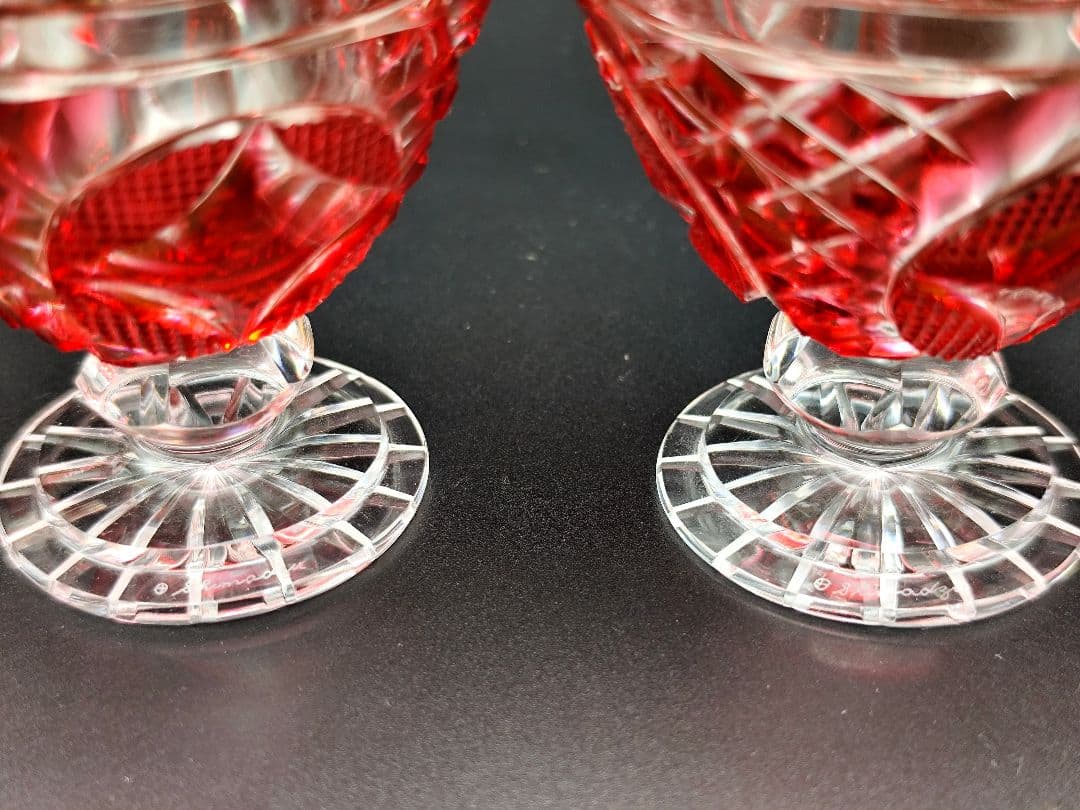 希少品☆薩摩切子 瑞氣 酒器揃（切子、江戸切子、薩摩切子）