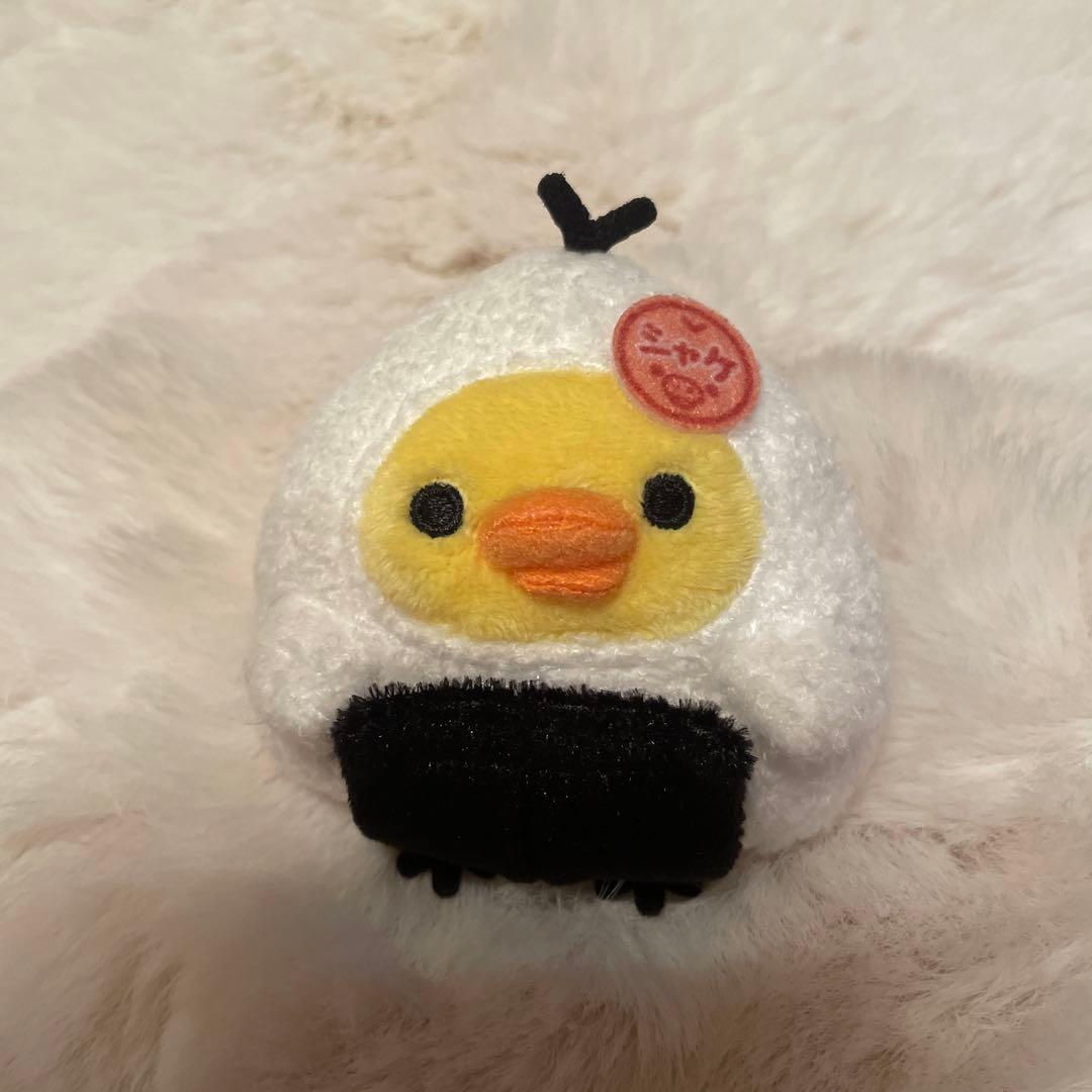 キイロイトリスーパー　おにぎり　ぬいぐるみ　サンエックス