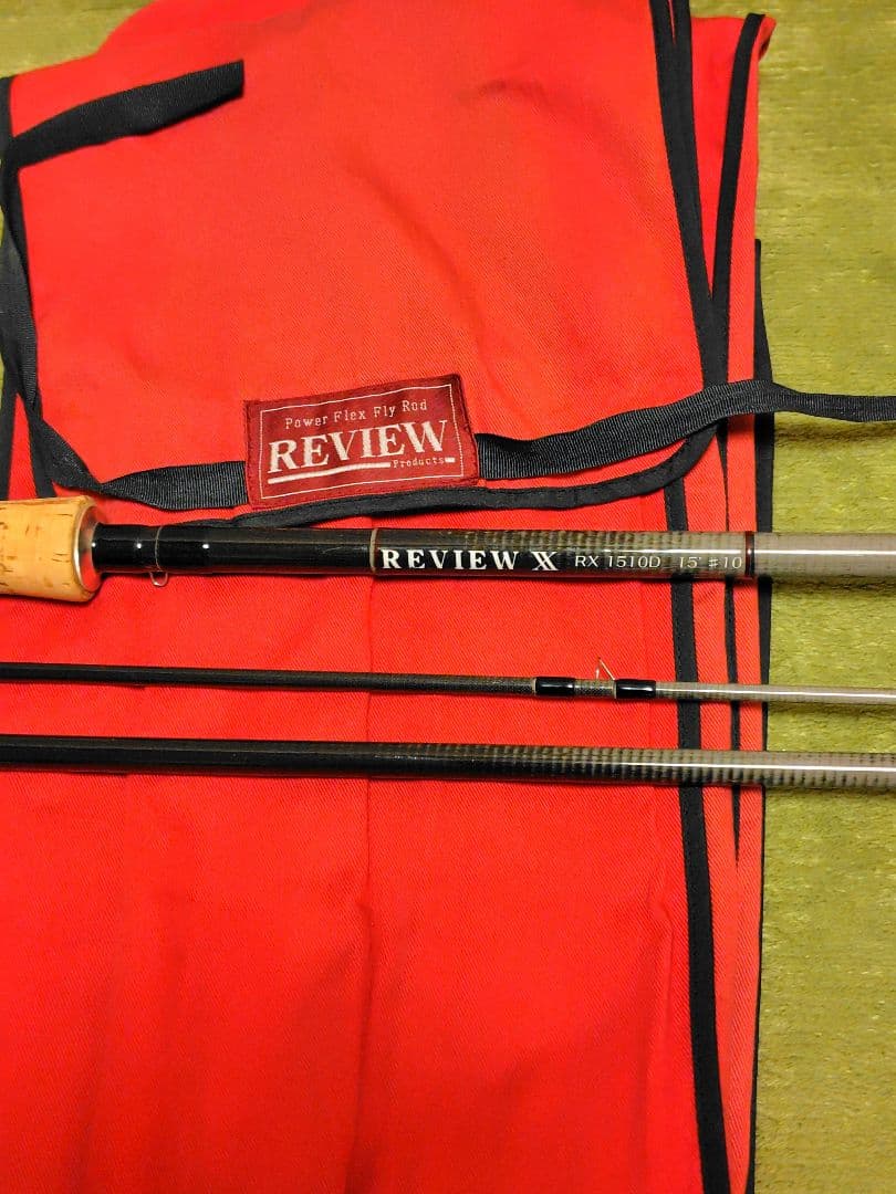 レビューロッド、ReviewXXRX1510D15ft＃10、ダブルハンドロッド