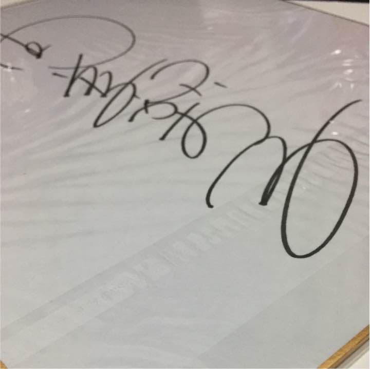 由美かおる 直筆サイン