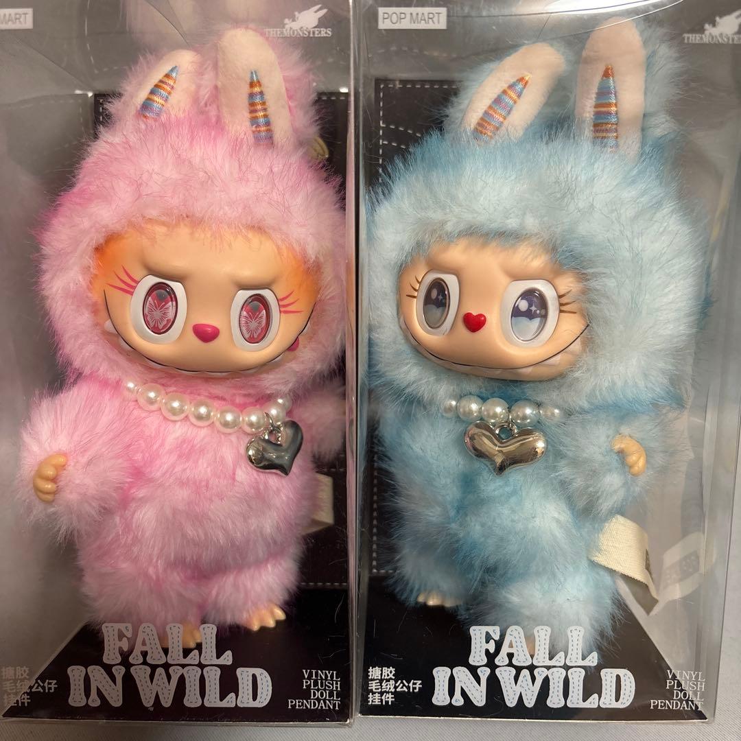 海外限定　ラブブ　ピンク・水色2体セット