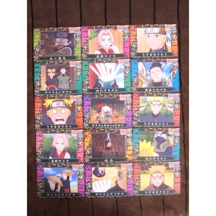 ☆ナルト疾風伝 コレクションカード 全４５種(ノーマルカードのみ)☆ラスト