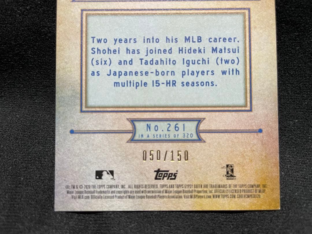 送料無料　topps GYPSY QUEEN トップス　大谷翔平