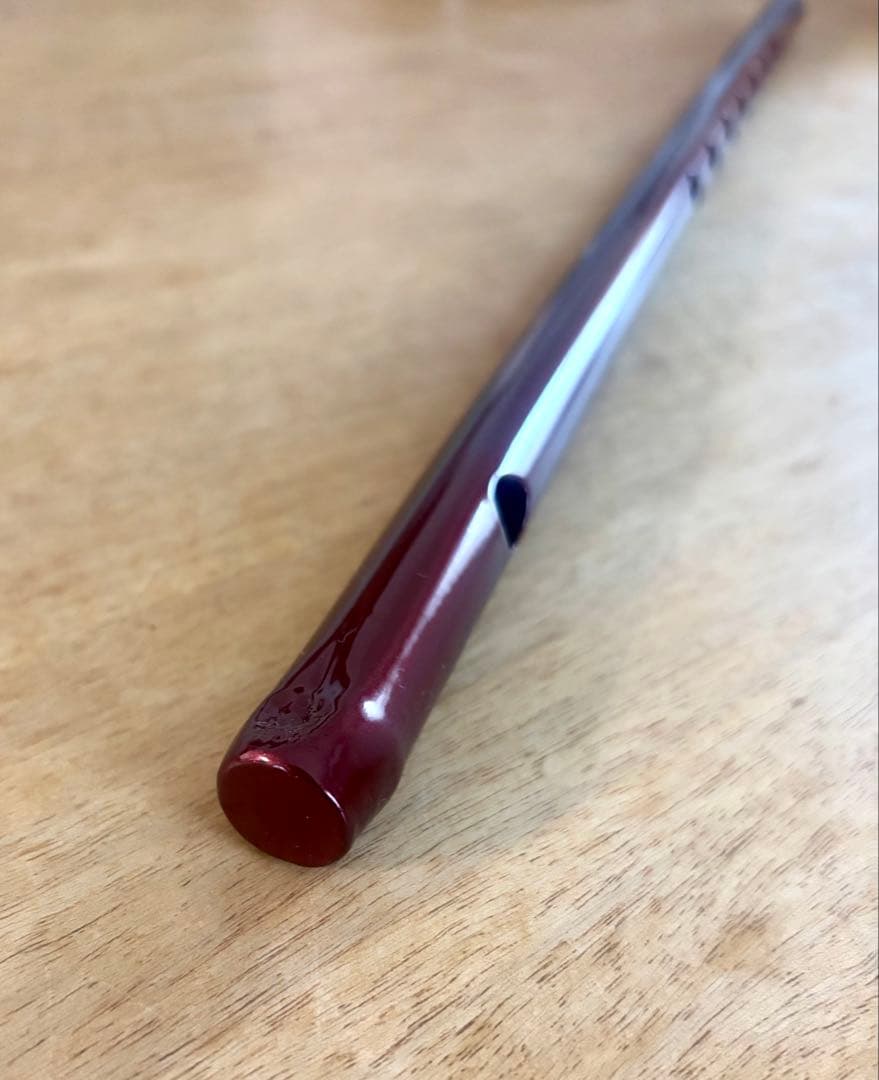 篠笛 青森ねぶた　赤　塗り