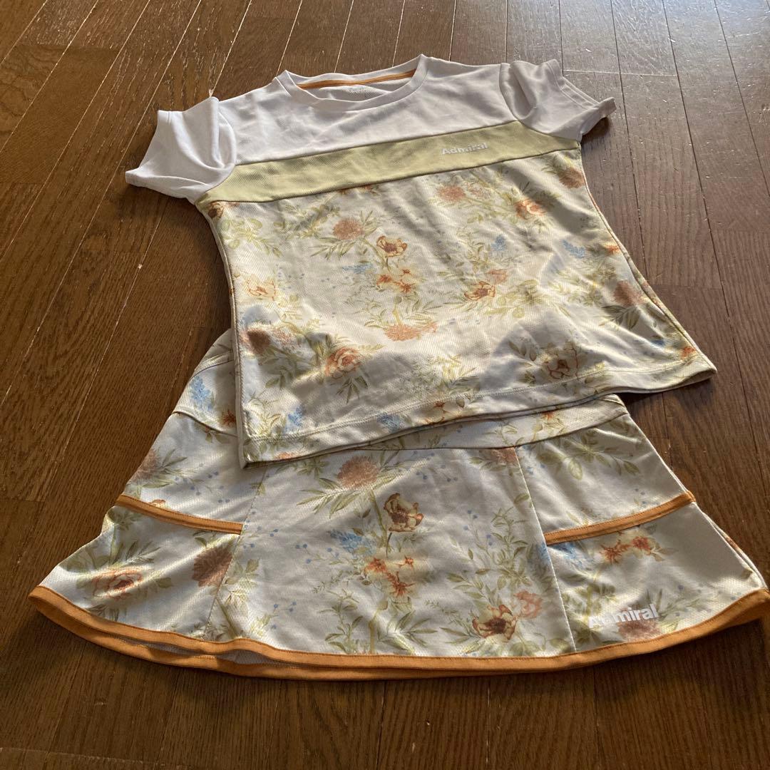 admiral テニスウェアセット フラワープリント