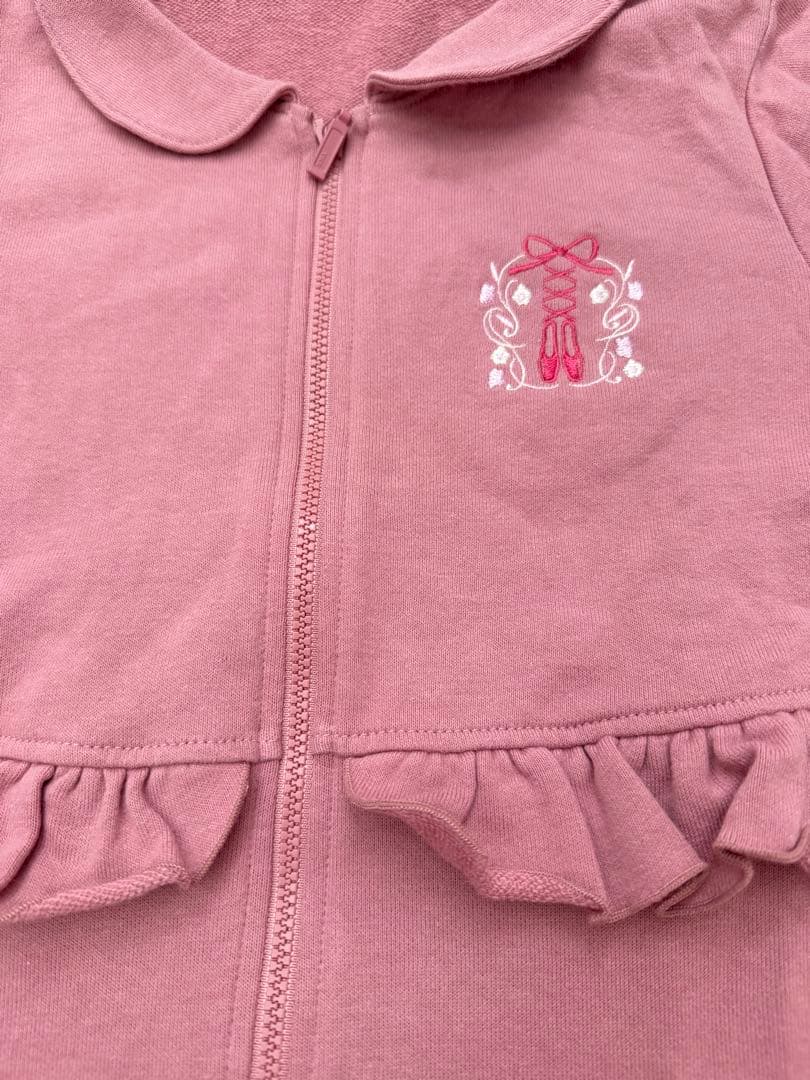 chacott チャコット　ジップアップワンピース　ピンク140k