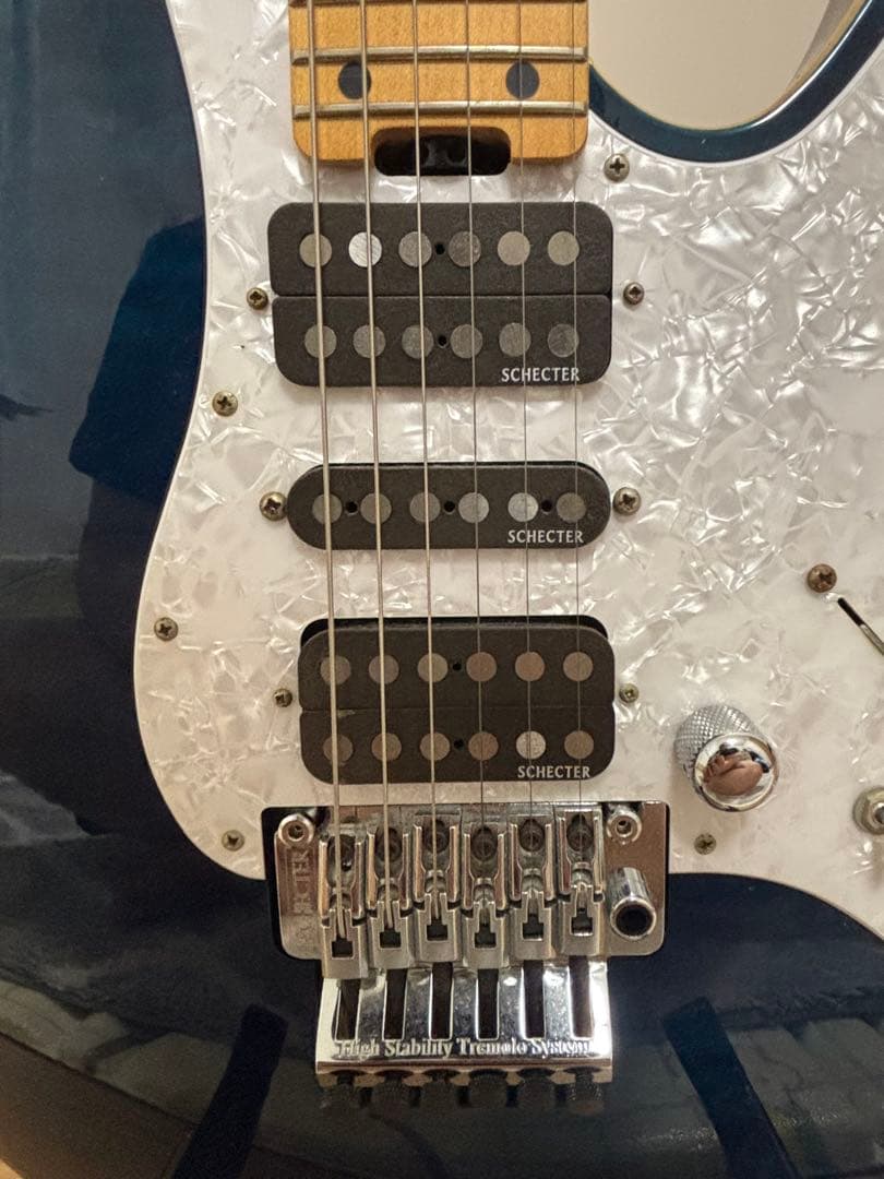 ギター SCHECTER SD-2-24-AL - See thru Blue