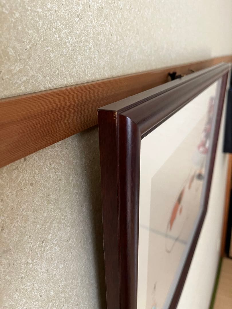 熊谷守一　三毛猫　日本版画院　サイン　印あり　三毛猫　可愛いねこです