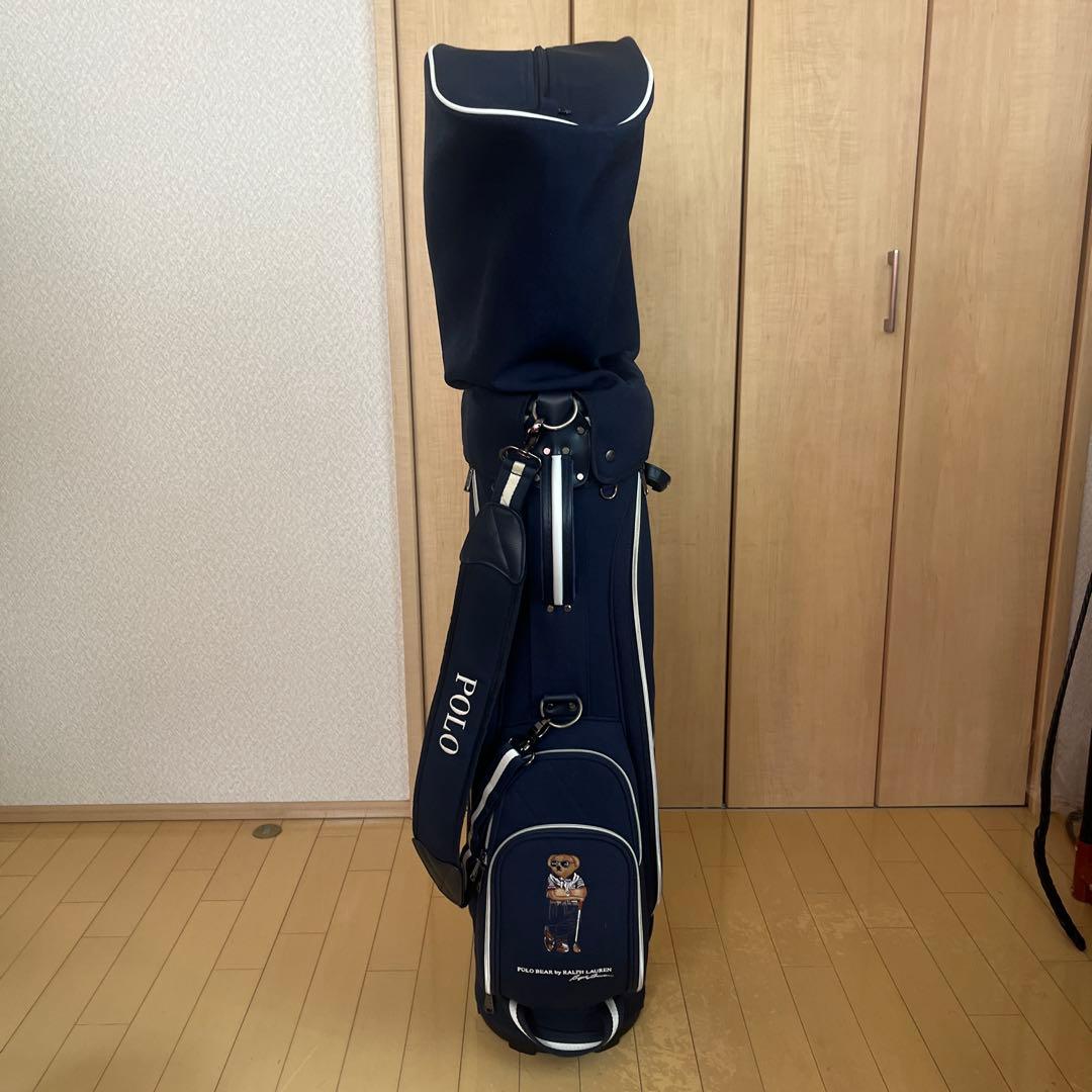 【良状態】POLOラルフローレン キャディバッグ ネイビー 23年モデル