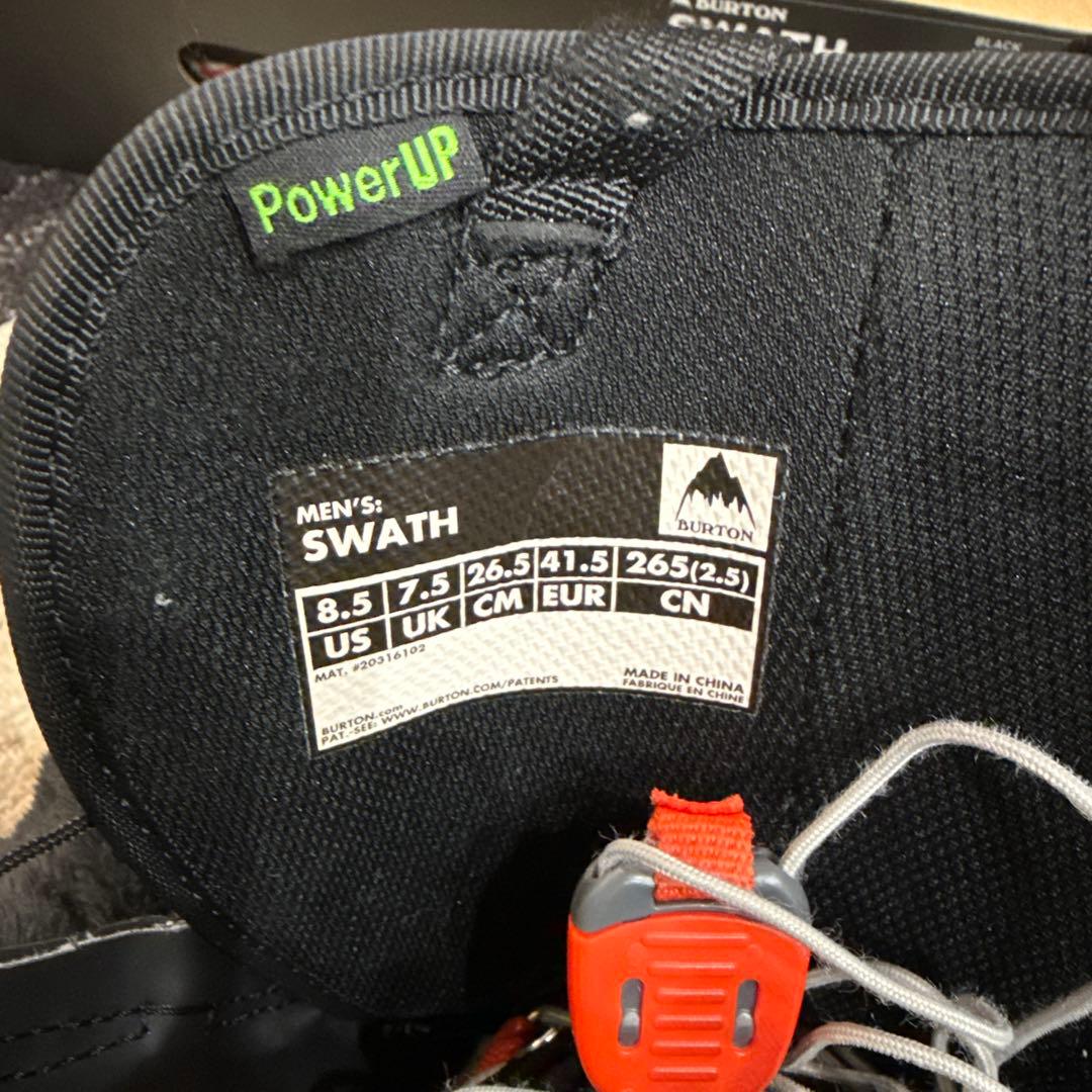 【ほぼ新品/26.5cm】 BurtonブーツSwath Speed Zone