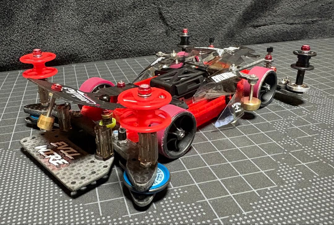 ミニ四駆 アバンテMk.II msフレキ 赤　レッド