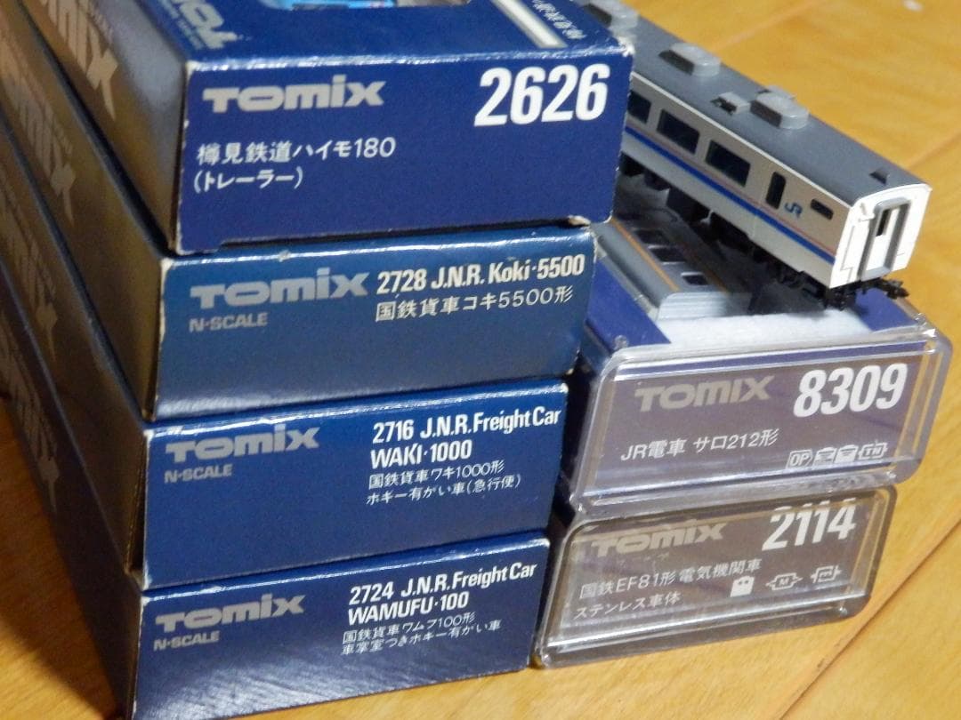 ❤️新品★Nゲージ★EF81ステンレス★ボギー貨車★5500形★1000形★国鉄