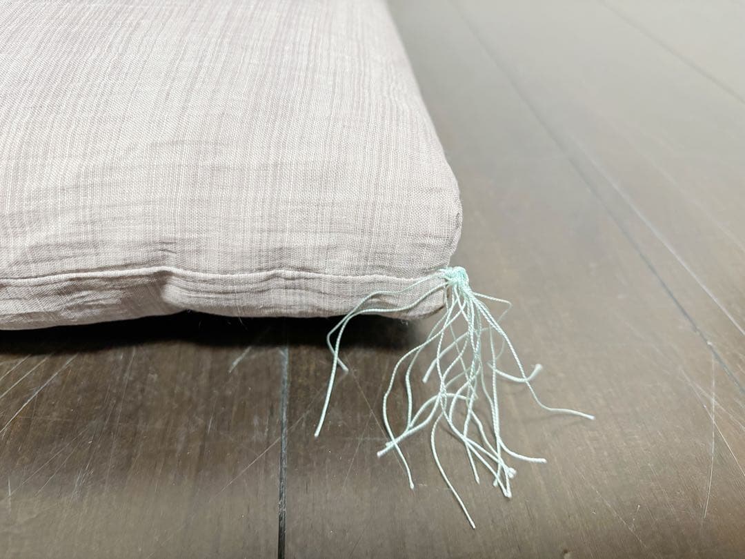 未使用 茶道具 手作り 座布団5客 銘仙判55cm×59cm 敷物 茶席 紙箱