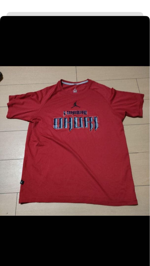 福大大濠赤いバスケットボールTシャツ OHORI