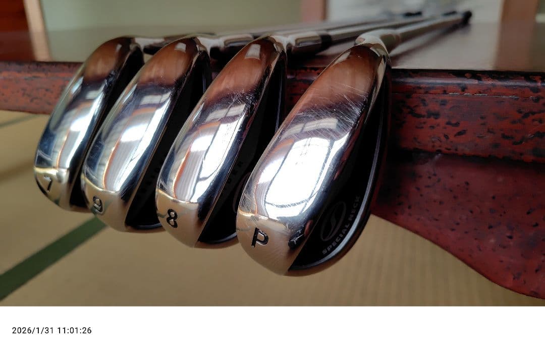 つるや ワンサイダー スペシャルネックアイアン 7/8/9/P 4本 準新品