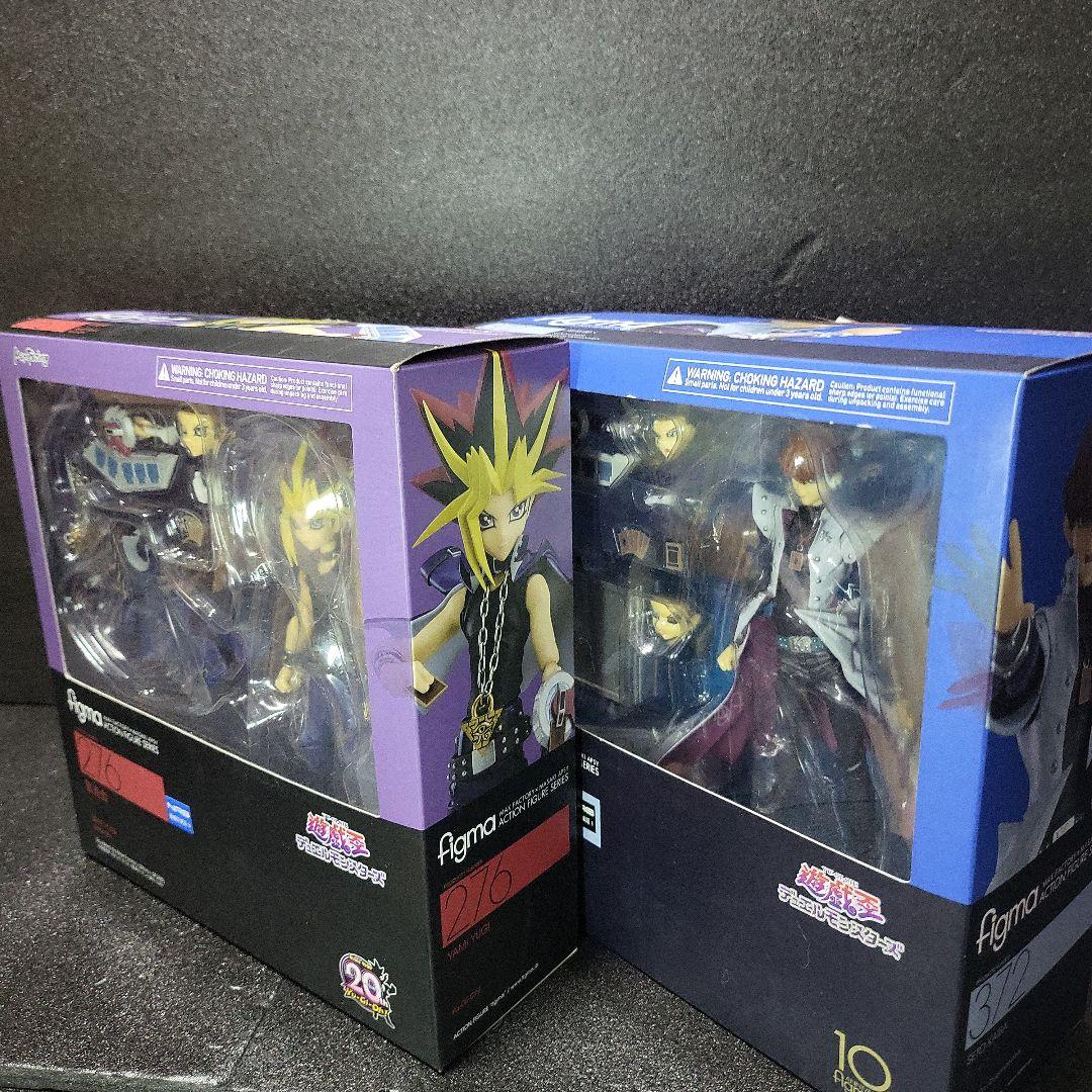 遊戯王デュエルモンスターズ　Figma　武藤遊戯　海馬瀬人　セット