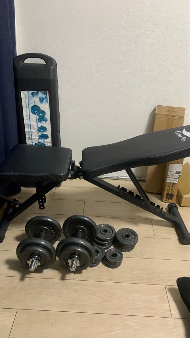 バーベル50kg＋トレーニングベンチお引き取り設定