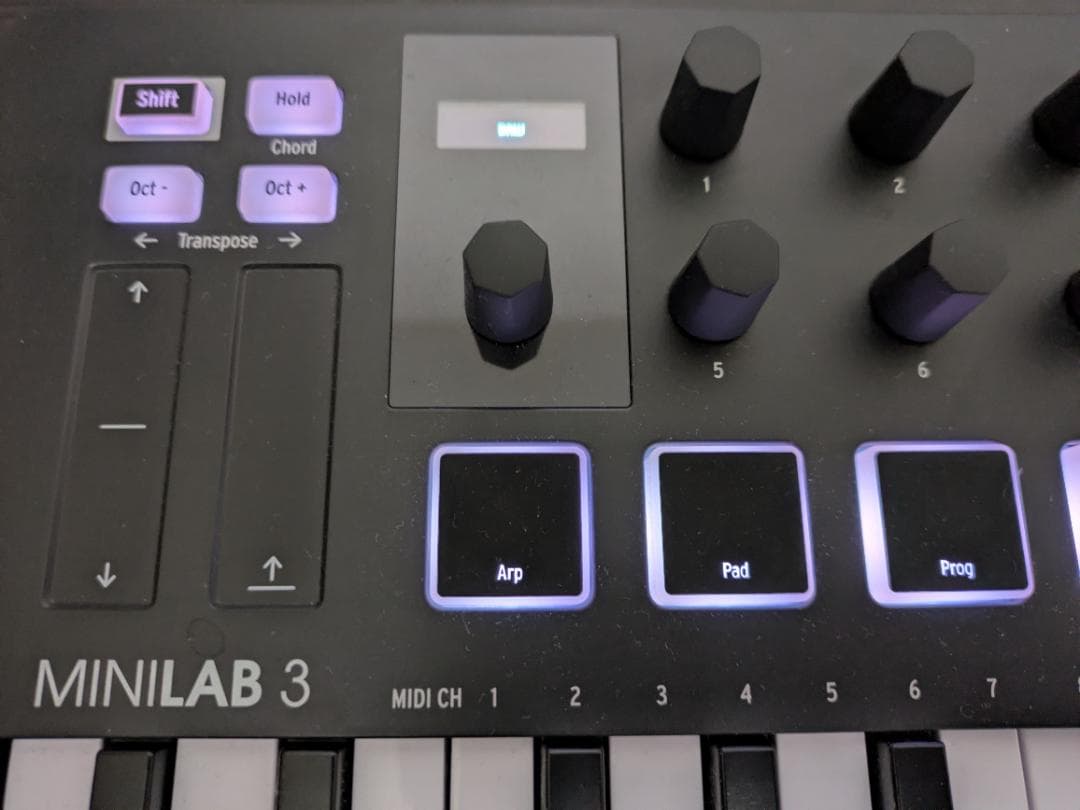 Arturia MiniLab 3 Black MIDIキーボード