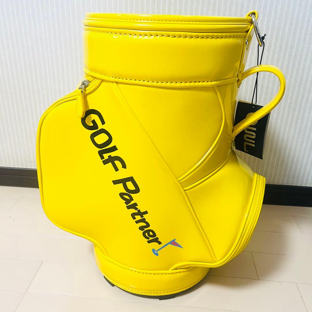 【非売品】GOLF PARTNER ゴルフミニキャディーバッグ イエロー