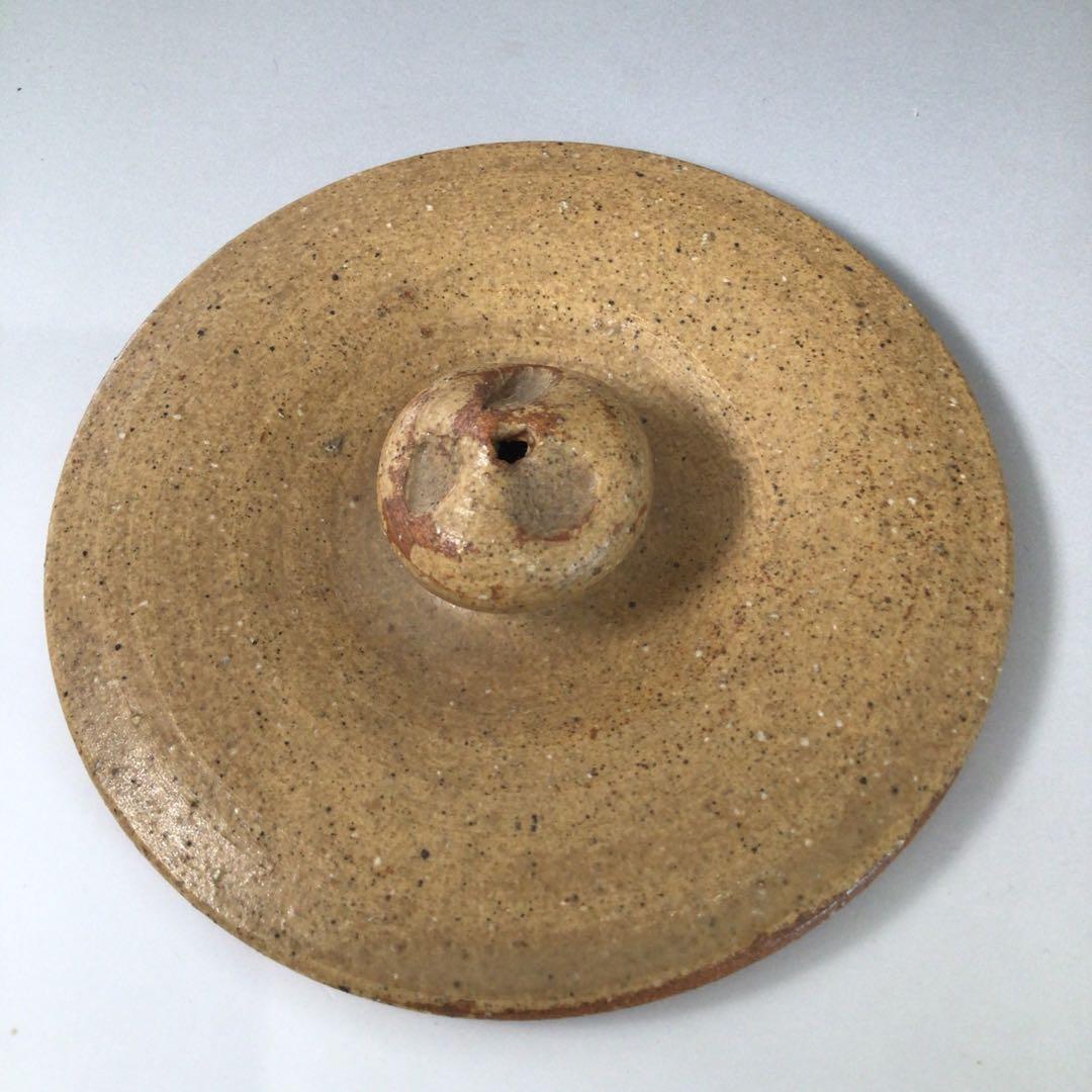 Ｓ１２６　水指　『芸州焼』『西本瑛泉造』『耳付水指』　共箱　茶道具