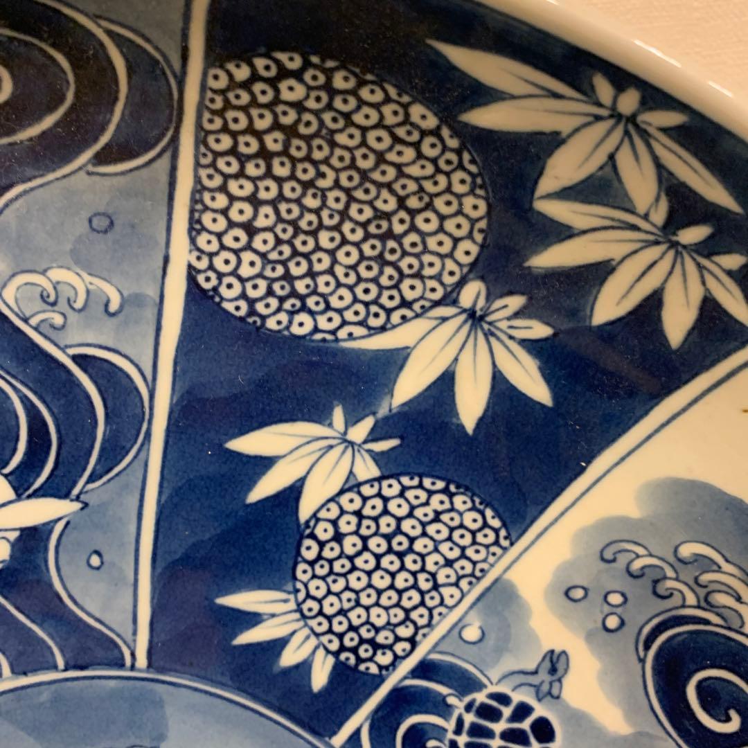 アンティーク　祥瑞紋 飾皿　1客