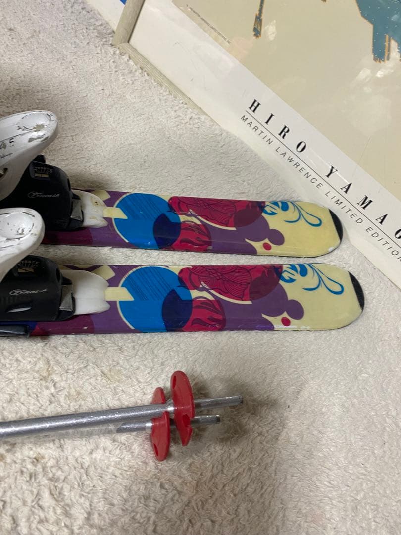 k2 スキー板セット138cmブーツアトミック23-23.5cm ストック110