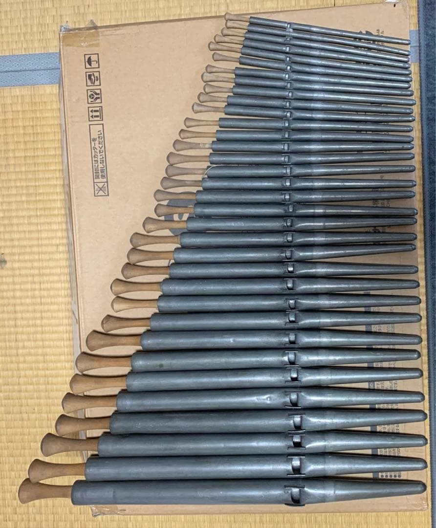 パイプオルガン　パイプ　34本　ストリートオルガン バスクオルガン